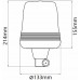 83402 - Plug-on-tube rotating amber beacon. (1pc)